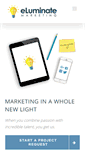 Mobile Screenshot of eluminatemarketing.com
